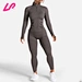 long sleeve half zip running top